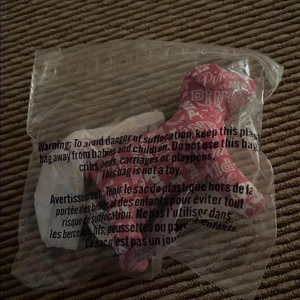 Pink Dog Plush Toy
